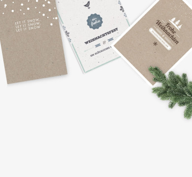 Designer Weihnachtskarten Weihnachtskarten direkt vom