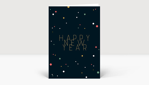 Neujahrskarte Happy New Year