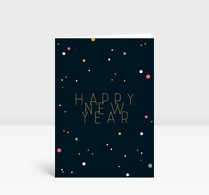 Neujahrskarte Happy New Year