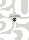Weihnachtskarte Typoart 2025 warmgrau