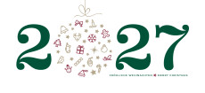 Weihnachtskarte Weihnachtskugel 2027 grün