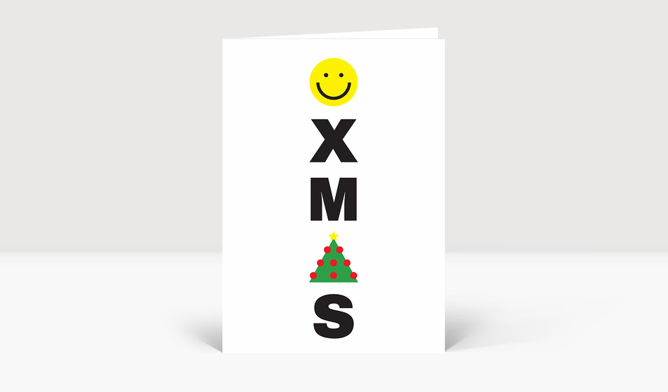 Second Ave Weihnachtskarte – 'Happy First Christmas As Grandparents', 210x148 Mm, Leinenkarton