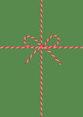 Weihnachtskarte Geschenkkarton Grün