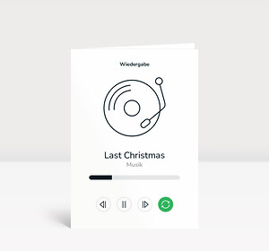 Weihnachtskarte Dauerschleife
