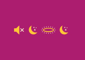 Weihnachtskarte Stille Heilige Nacht Pink