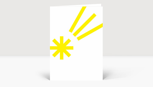 Weihnachtskarte Bethlehem Stern