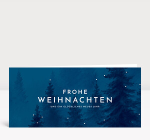 Weihnachtskarte Weihnachtsleuchten