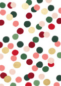 Weihnachtskarte Merry Dots