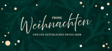 Weihnachtskarte Weihnachtlich Grün